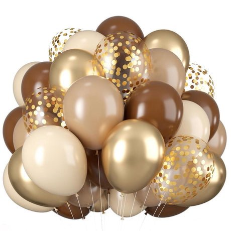 Set of 40 Coffee Party Balloon Kit 12" - YauSpark