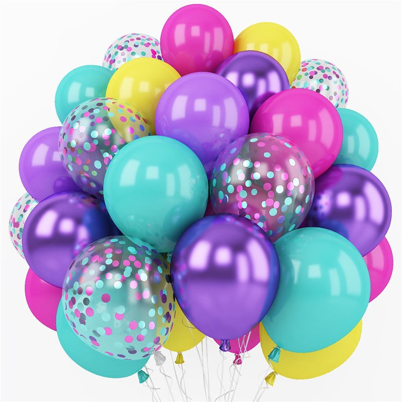 Set of 40 Colorful Party Balloon Kit 12" - YauSpark