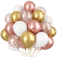 Set of 40 Rose Gold Party Balloon Kit 12" - YauSpark