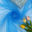 Sheer Organza Fabric Bolt, DIY Craft Fabric Roll 59"x40 Yards Lake Blue - YauSpark