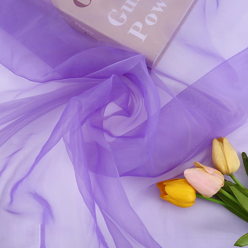 Sheer Organza Fabric Bolt, DIY Craft Fabric Roll 59"x40 Yards Light Purple - YauSpark