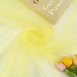 Sheer Organza Fabric Bolt, DIY Craft Fabric Roll 59"x40 Yards Light Yellow - YauSpark