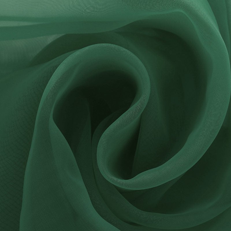 Sheer Organza Wedding Arch Draping Fabric 20ft Dark Green - YauSpark