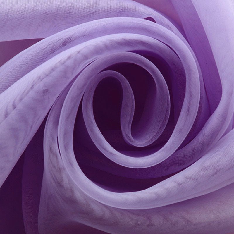 Sheer Organza Wedding Arch Draping Fabric 20ft Dark Purple - YauSpark
