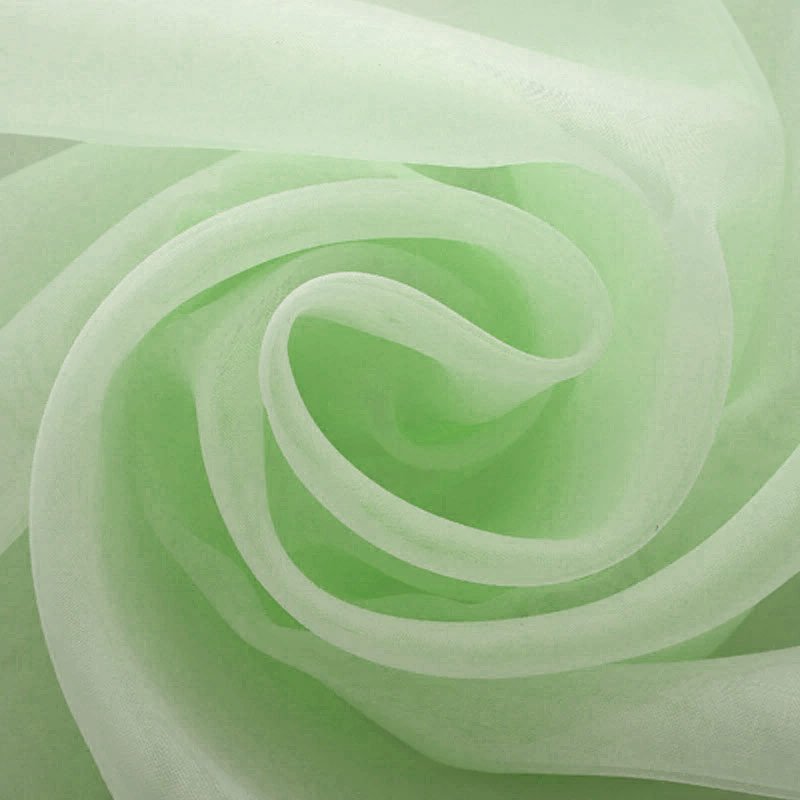 Sheer Organza Wedding Arch Draping Fabric 20ft Light Green - YauSpark