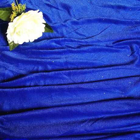 Sheer Wedding Arch Drape 5ftx32ft Royal Blue - YauSpark