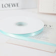 Single Face Decorative Satin Ribbon 100 Yards 3/8" Crystal Blue - YauSpark