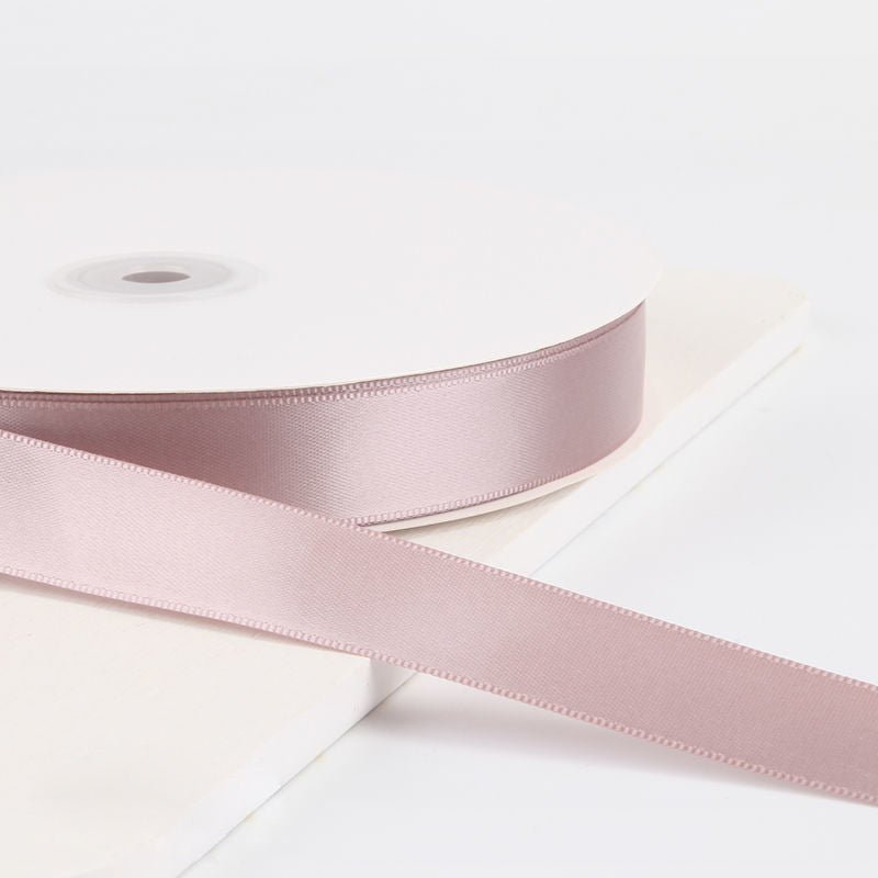 Single Face Decorative Satin Ribbon 100 Yards 7/8" Nude Pink - YauSpark
