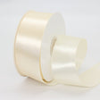 Single Face Decorative Satin Ribbon 50 Yards 1.5" Beige - YauSpark