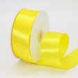 Single Face Decorative Satin Ribbon 50 Yards 1.5" Yellow - YauSpark