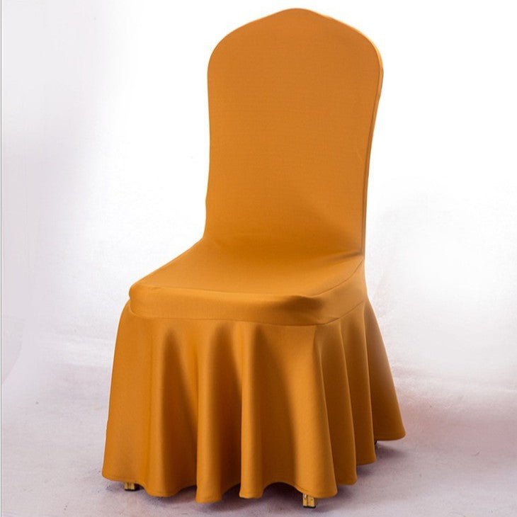 Stretch Chair Cover Sundress Champagne Gold 280g/㎡ - YauSpark