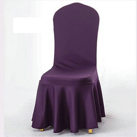 Stretch Chair Cover Sundress Dark Purple 280g/㎡ - YauSpark