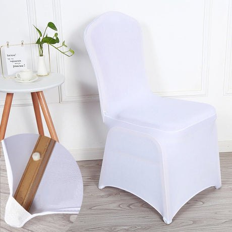 Stretch Chair Cover White - Add Arc - YauSpark