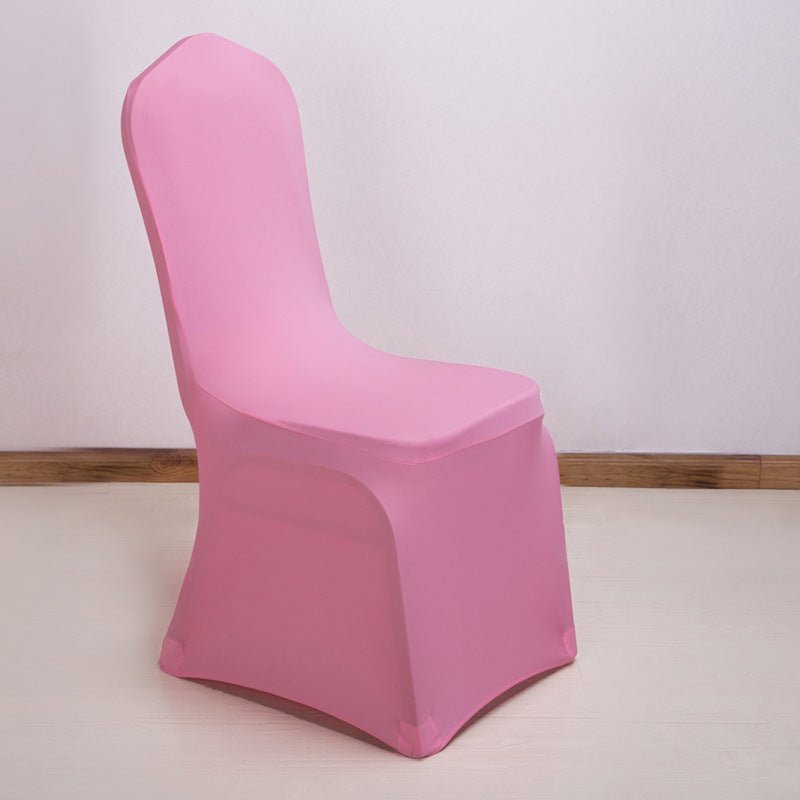 Stretch Polyester Chair Cover Thick Dark Pink - YauSpark