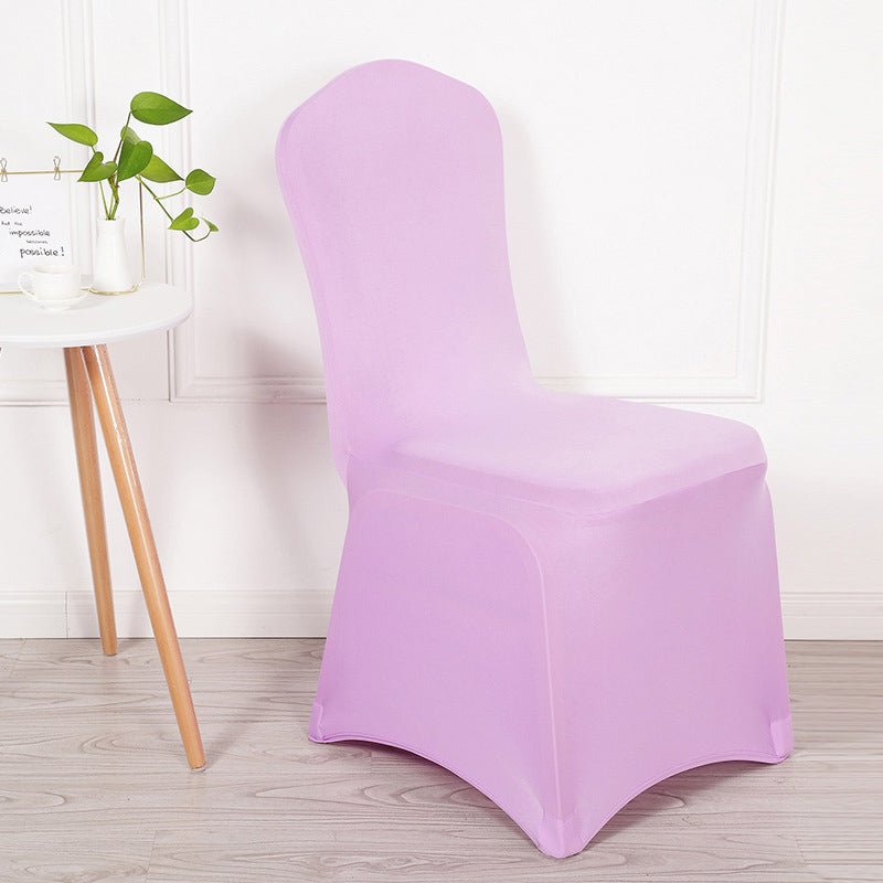 Stretch Polyester Chair Cover Thick Light Purple - YauSpark