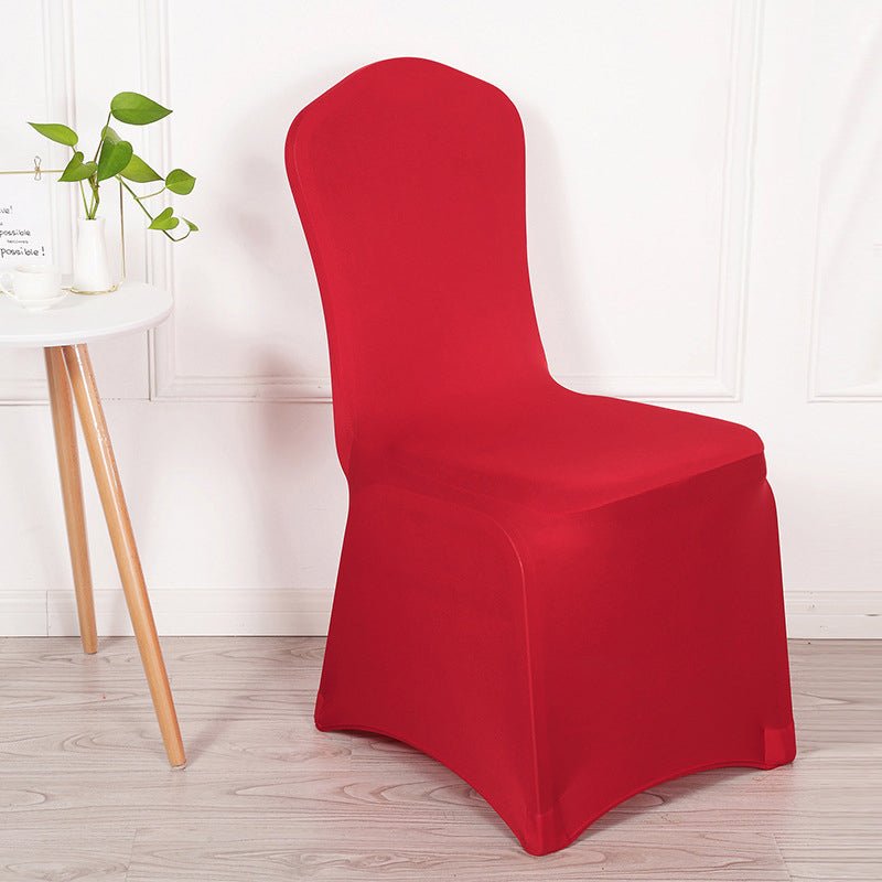 Stretch Polyester Chair Cover Thick Red - YauSpark
