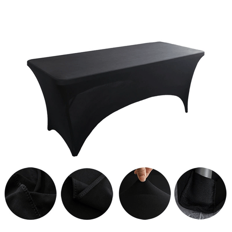 Stretch Rectangle Fitted Table Cover 96"x30" - YauSpark