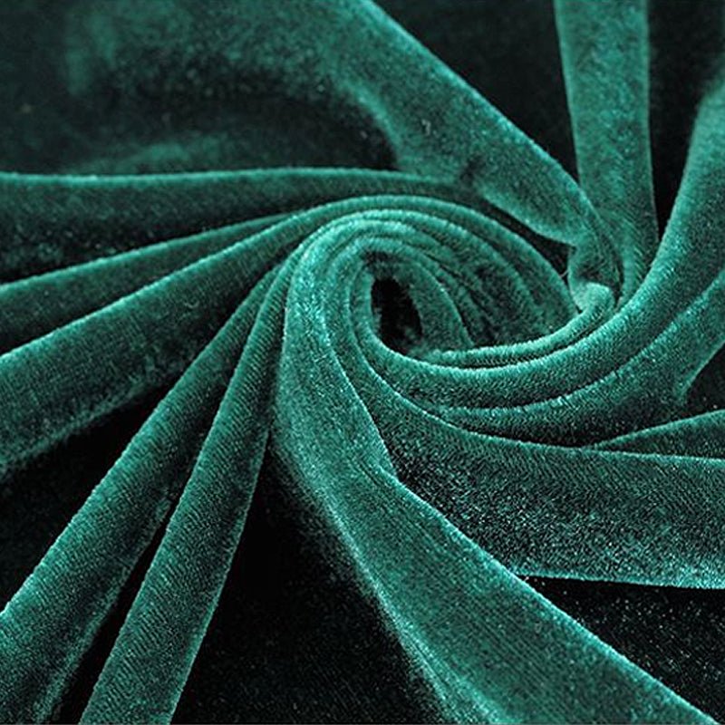 Velvet Rectangular Table Skirt 70"x23"x29"Purple - YauSpark