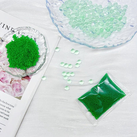 Water Gel Beads Vase Filler 10g Emerald Green - YauSpark