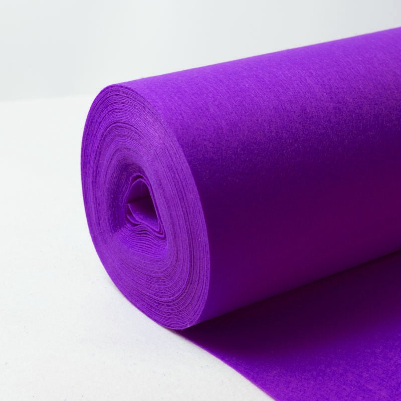Wedding Aisle Runner Non - Woven Carpet 3ftx50ft Dark Purple - YauSpark