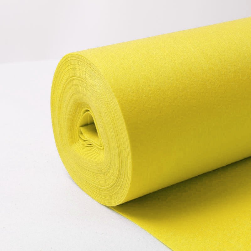 Wedding Aisle Runner Non - Woven Carpet 3ftx50ft Goose Yellow - YauSpark