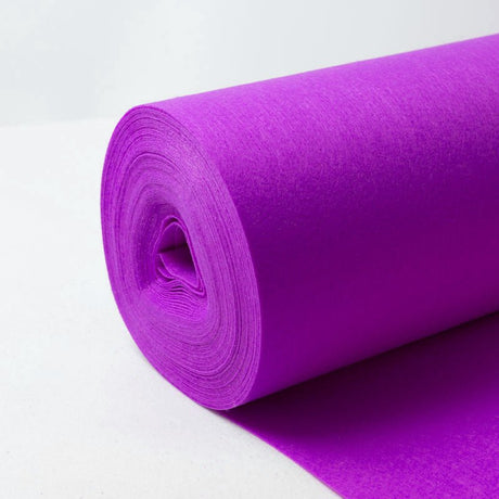 Wedding Aisle Runner Non - Woven Carpet 3ftx50ft Purple - YauSpark