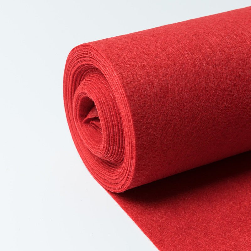 Wedding Aisle Runner Non - Woven Carpet 3ftx50ft Red - YauSpark