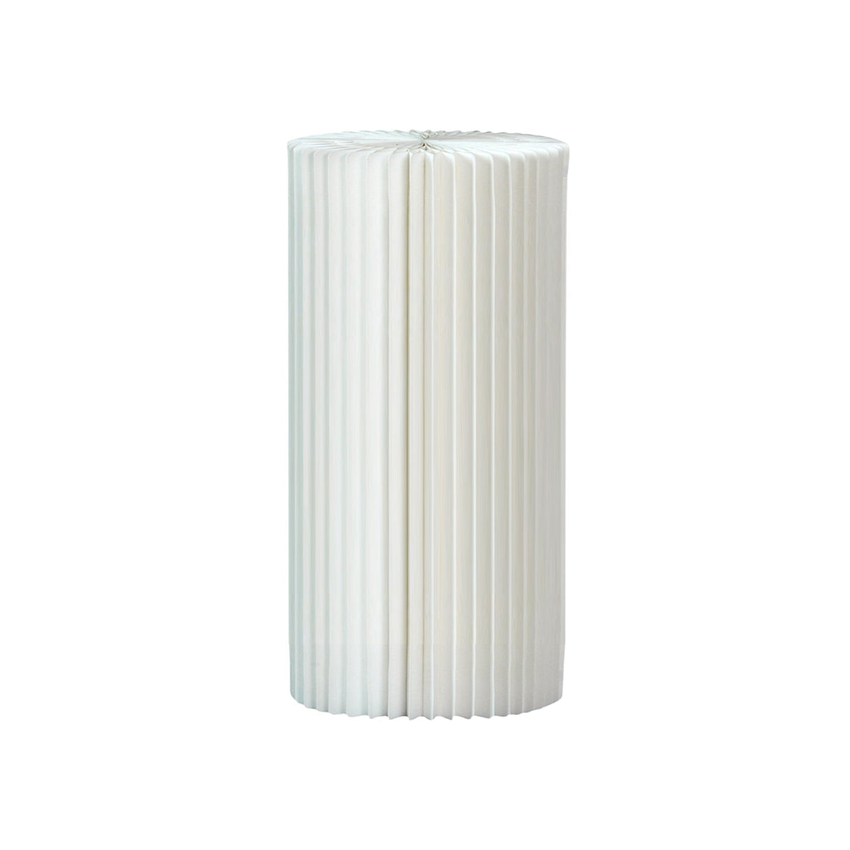 White Foldable Roman Paper Pillars for Parties 24” - YauSpark