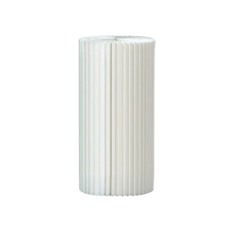 White Foldable Roman Paper Pillars for Parties 24” - YauSpark