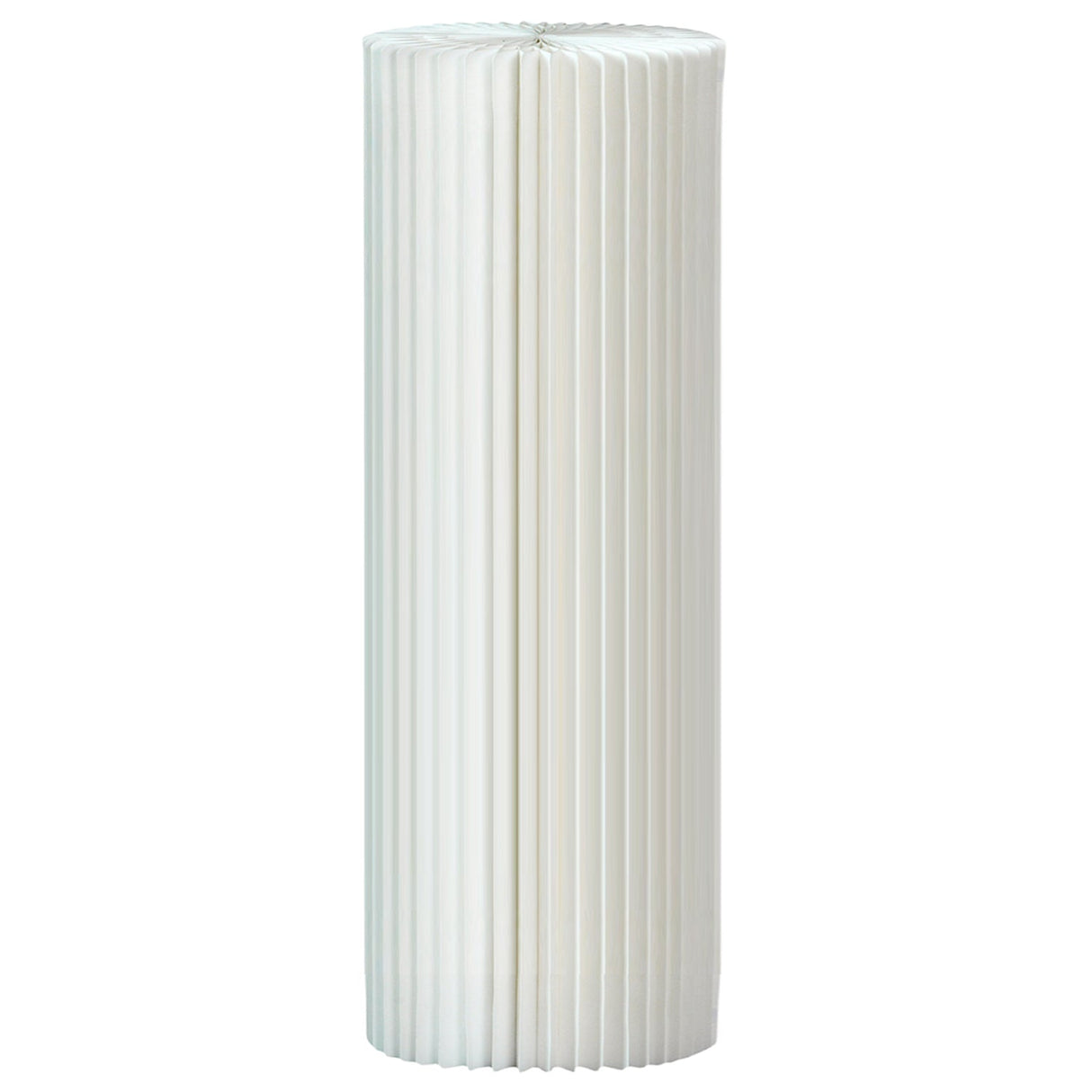 White Foldable Roman Paper Pillars for Parties 40” - YauSpark