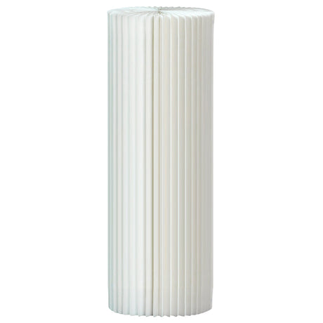 White Foldable Roman Paper Pillars for Parties 40” - YauSpark
