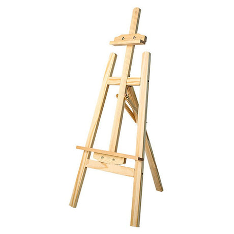Wooden Painting Easel Yellow Pine Solid Wood 35“ - YauSpark