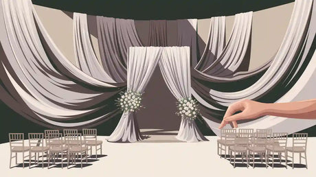 How to Choose the Perfect Wedding Backdrop Drapes for Your Venue in 2025