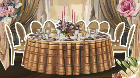 Top 10 Round Table Skirt Designs for Stunning Event Decor