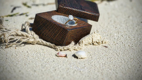 Custom Wedding Ring Box: Wood or Velvet?