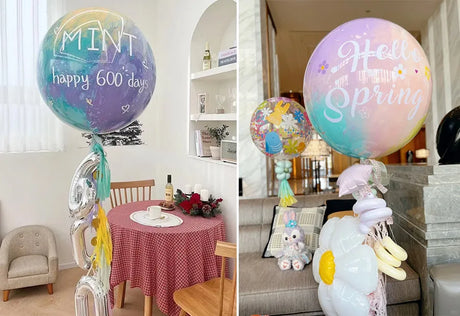 New experience of BOBO balloons, making smudged BOBO balloons (acrylic BOBO balloons)