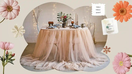 Simple Tips for Decorating with Tulle Table Skirts