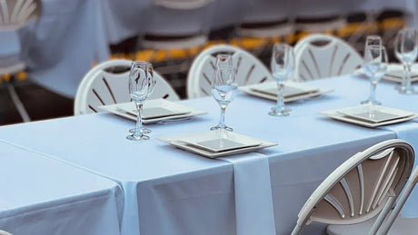 Ivory vs White Table Linens for Weddings and Events - YauSpark