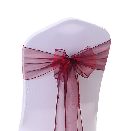 Chair Covers-Chair Sashes-Organza & Chiffon - YauSpark