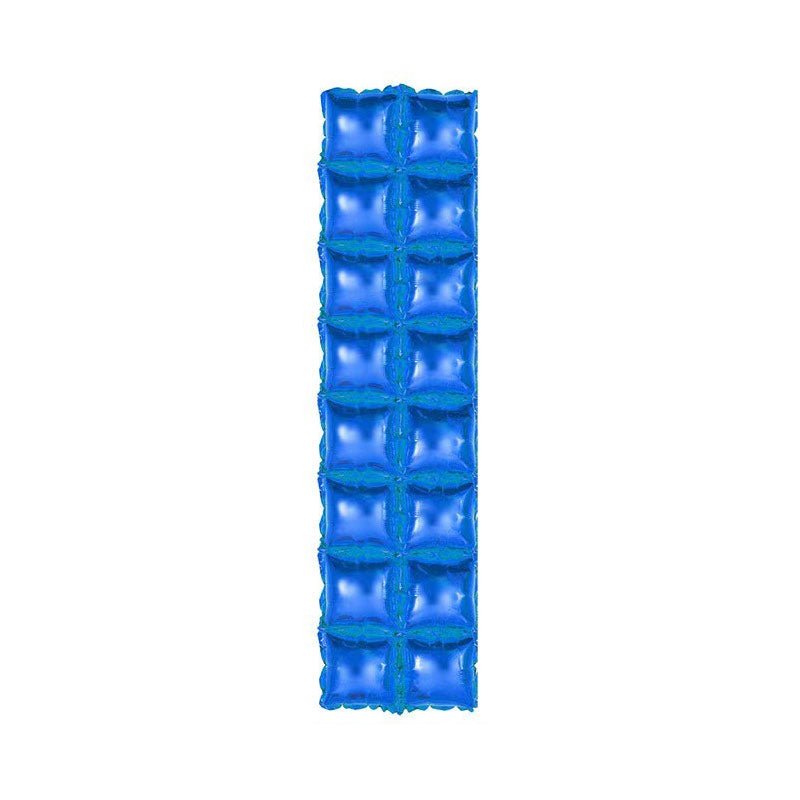 10 Pc Double Row Mylar Foil Balloon Backdrop 41"x11" Blue - YauSpark