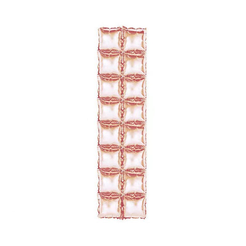 10 Pc Double Row Mylar Foil Balloon Backdrop 41"x11" Rose Gold - YauSpark