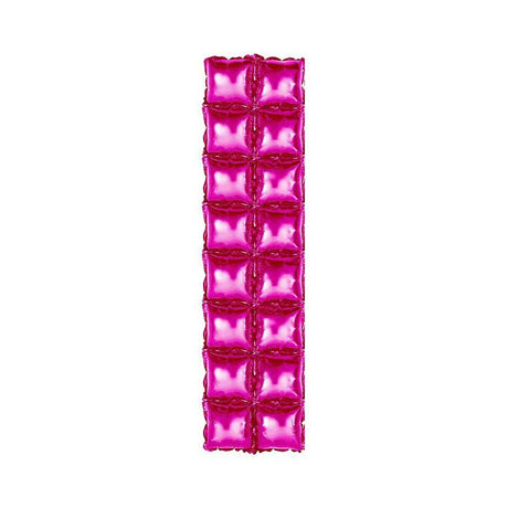 10 Pc Double Row Mylar Foil Balloon Backdrop 41"x11" Rose Red - YauSpark