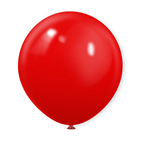 10 Pc Matte China Red Latex Helium, Air or Water Balloons 18" - YauSpark