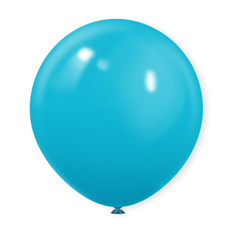10 Pc Matte Turqueza Latex Helium, Air or Water Balloons 18" - YauSpark