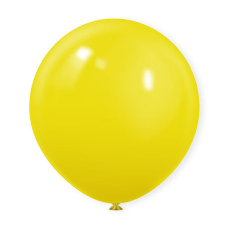 10 Pc Matte Yellow Latex Helium, Air or Water Balloons 18" - YauSpark
