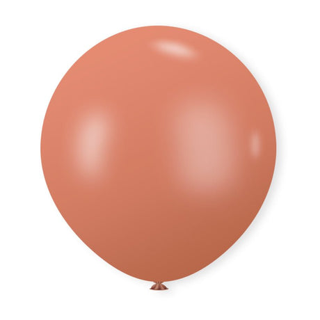 10 Pc Retro Cameo Brown Latex Helium, Air or Water Balloons 18" - YauSpark