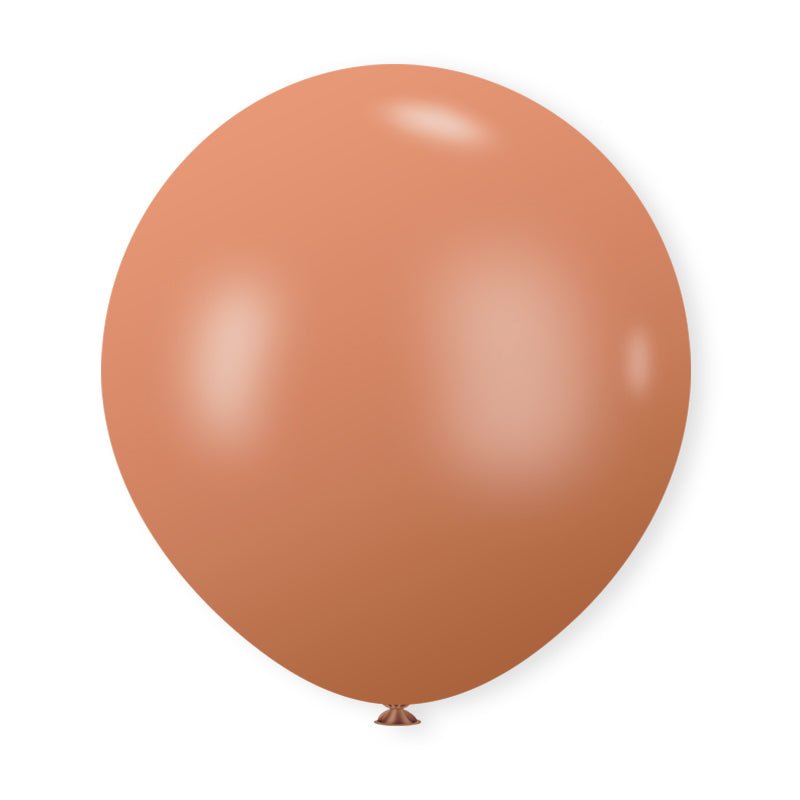 10 Pc Retro Warm Pink Latex Helium, Air or Water Balloons 18" - YauSpark