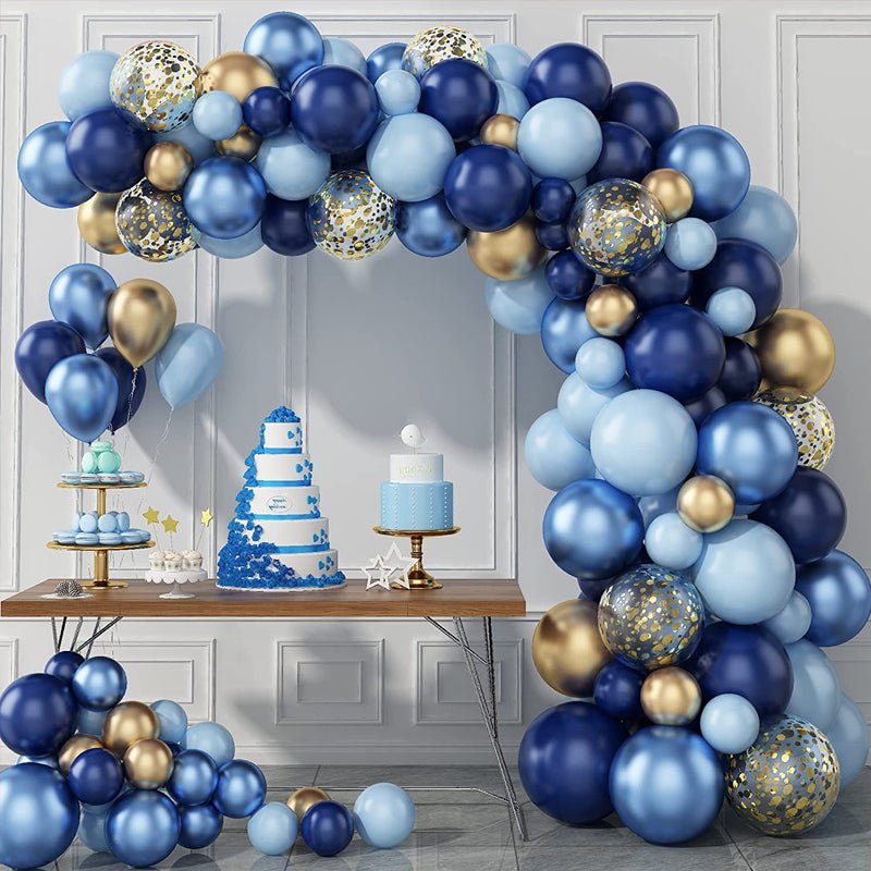 100 Pc Chrome Gold Latex, Air or Water Balloons 5" - YauSpark