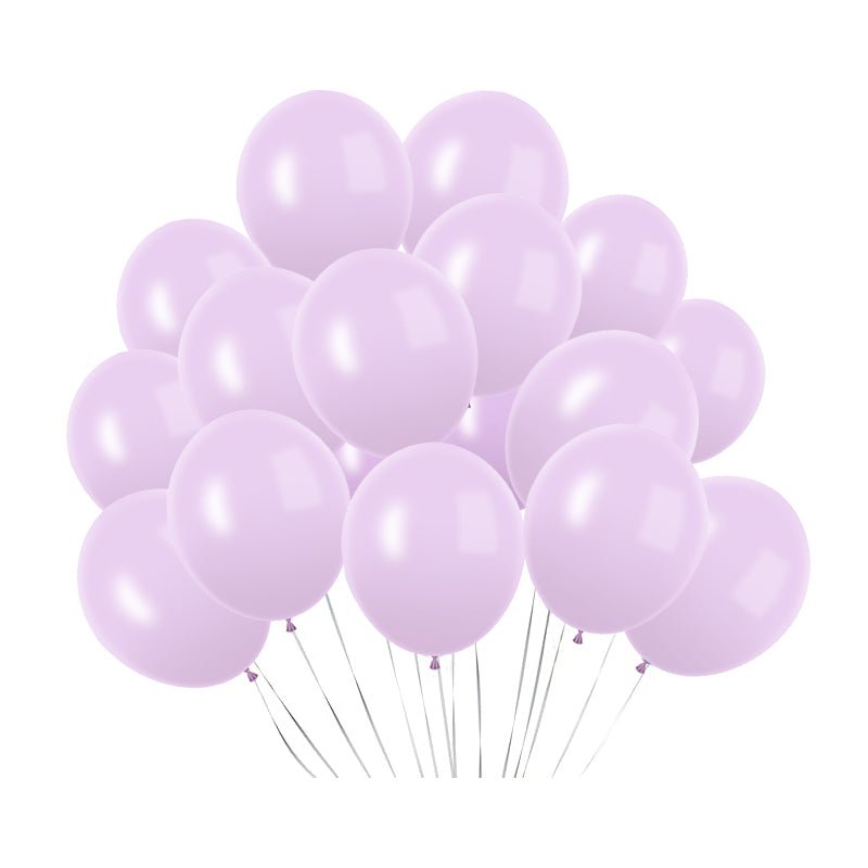 100 Pc Macaroon Purple Latex, Air or Water Balloons 5" - YauSpark