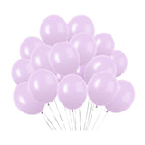 100 Pc Macaroon Purple Latex, Air or Water Balloons 5" - YauSpark